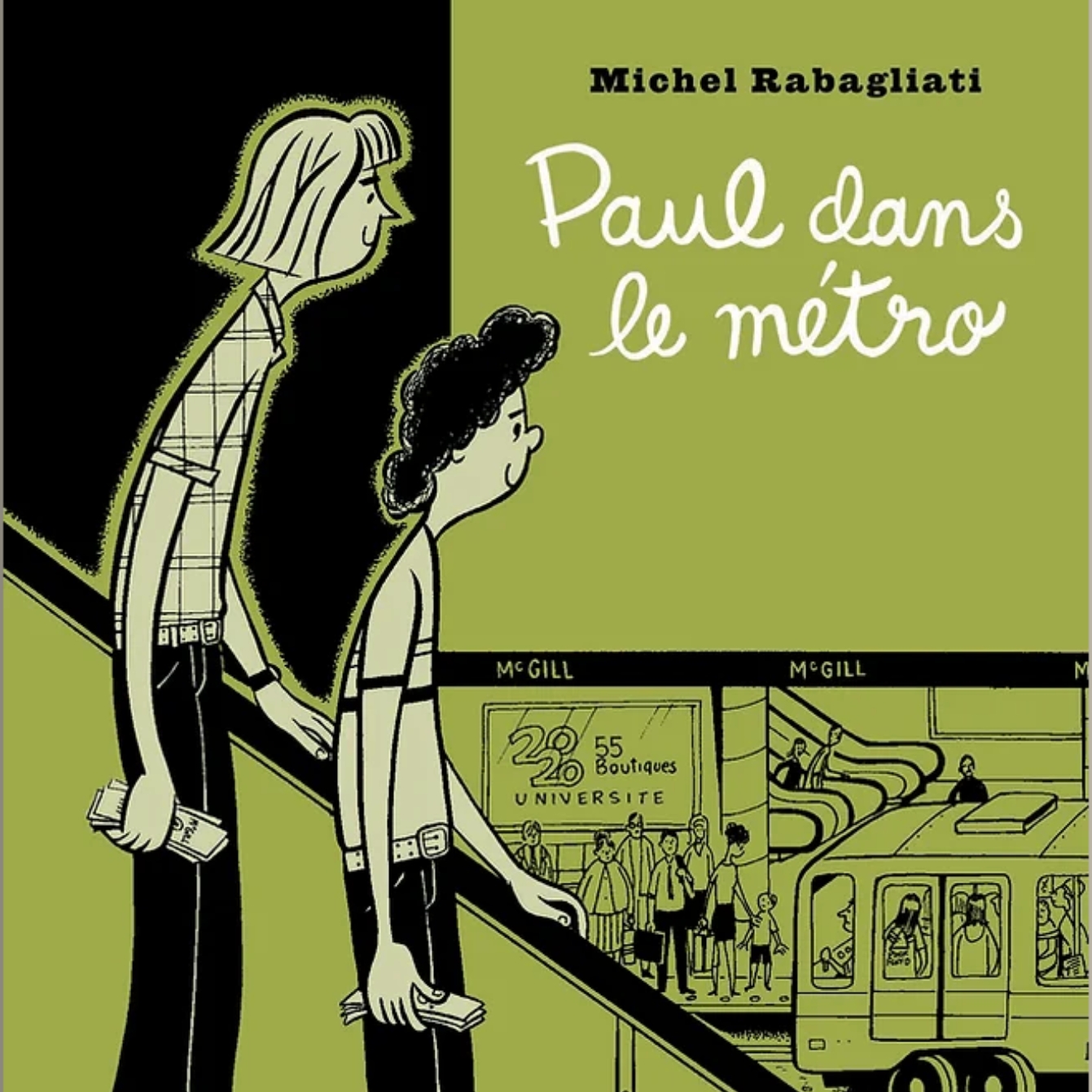 Livre Paul dans le métro utilisé dans le projet Racines plurielles