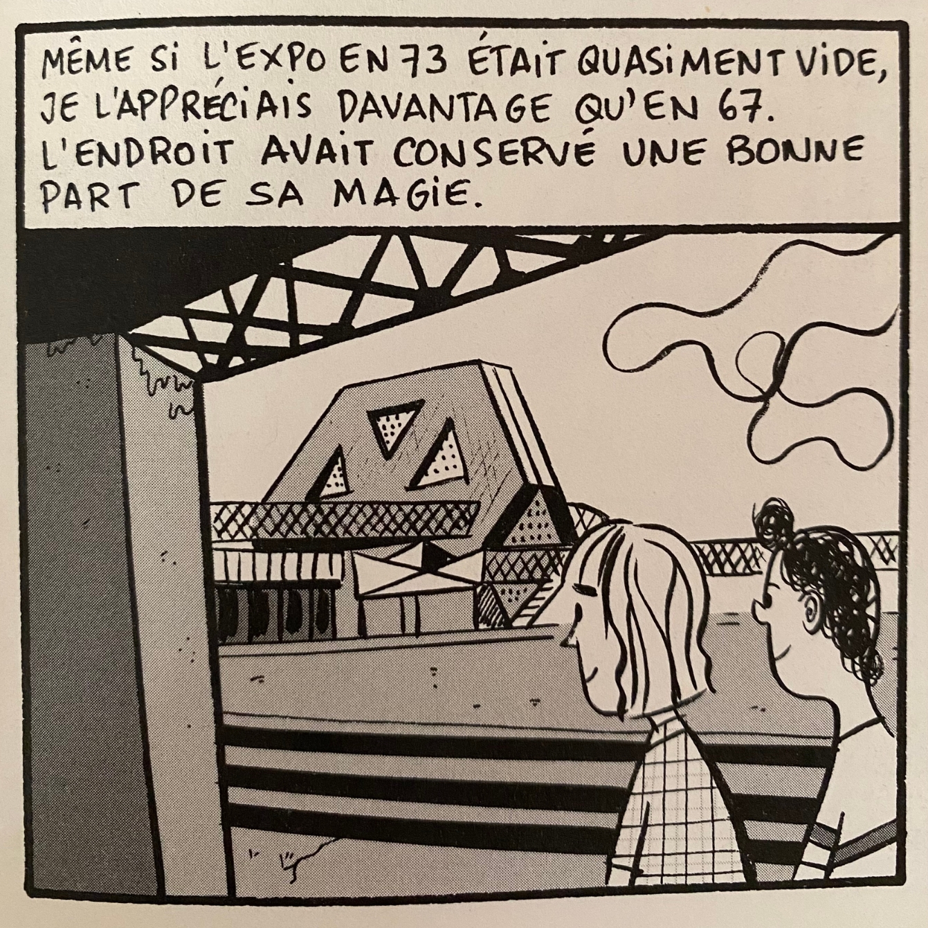 Planche de bande dessinée de Paul dans le métro